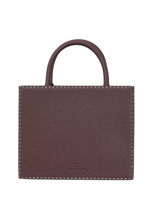 Borsa Elisabetta Franchi BS08A51E2 Tote piccola con impunture a contrasto