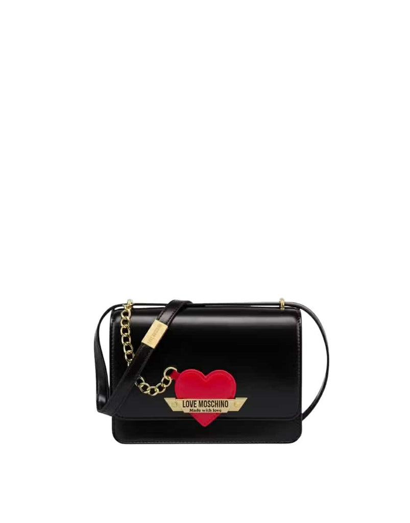 Borsa Love Moschino JC4139 Tracolla nappa cuore ciondolo rosso