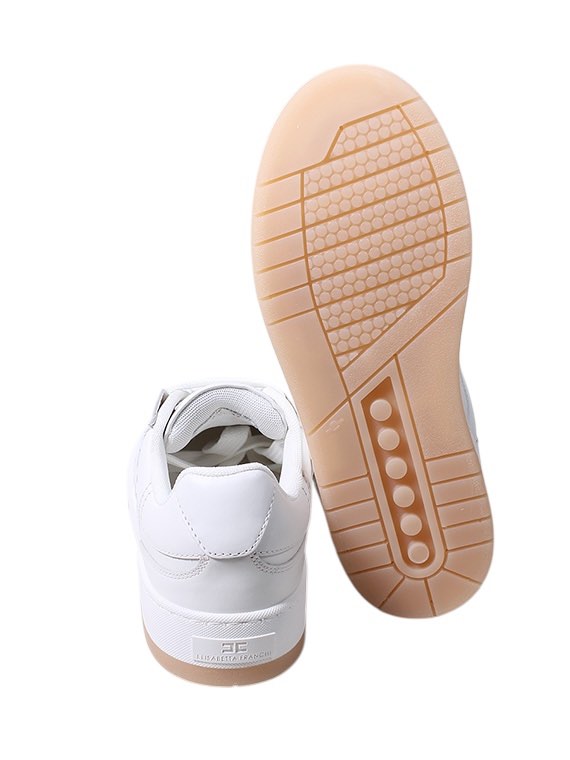 Sneaker Elisabetta Franchi SA48G51E2 Pelle Avorio