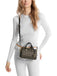 Borsa Michael Kors Bauletto Small Grayson piccolo con logo Empire metallizzato