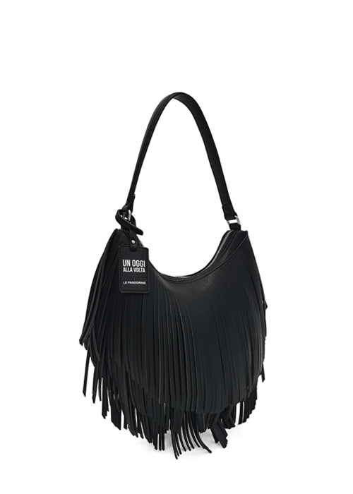 Borsa Le Pandorine Fringe Mini oggi sacca a spalla media