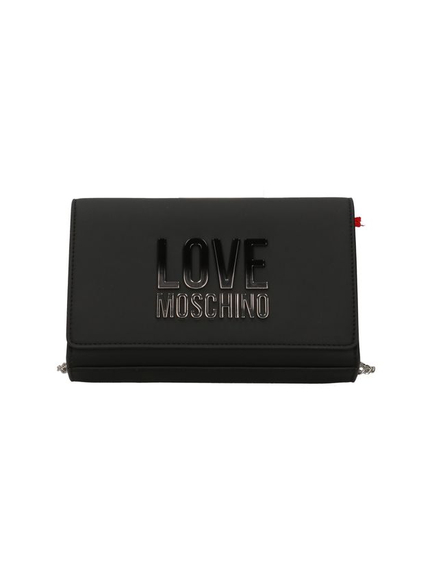 Borsa Love Moschino JC4260 Pochette PU GRS logo lettering smaltato