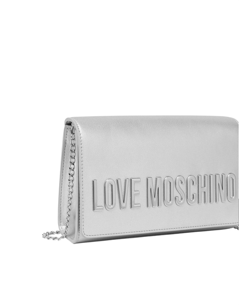 Borsa Love Moschino JC4103 PU GRS Pochette Lettering Stampatello