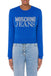 Maglione Moschino jeans K1A0908 lana logo swarovsky