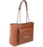 Borsa Love Moschino JC4344 Shopper Noce Logo Banda in metallo dorato