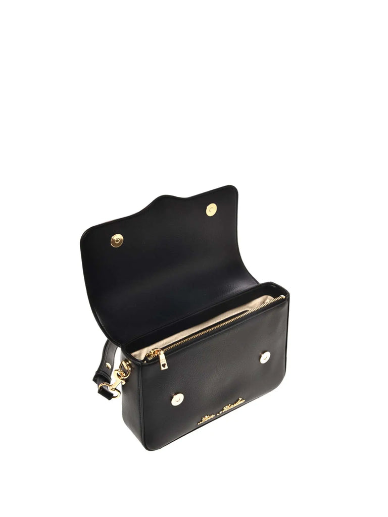 Borsa Love Moschino JC4029 a spalla pu grs nero con rana