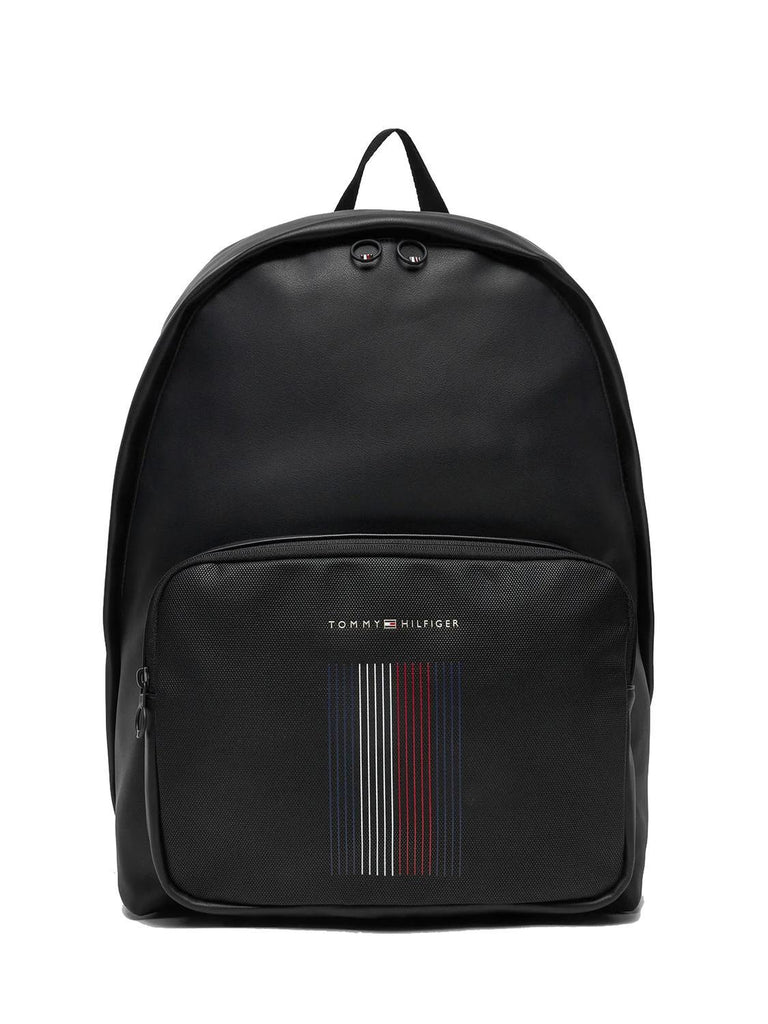 Zaino Tommy Hilfiger Uomo AM12973 TH Foudation Pque Backpack Black