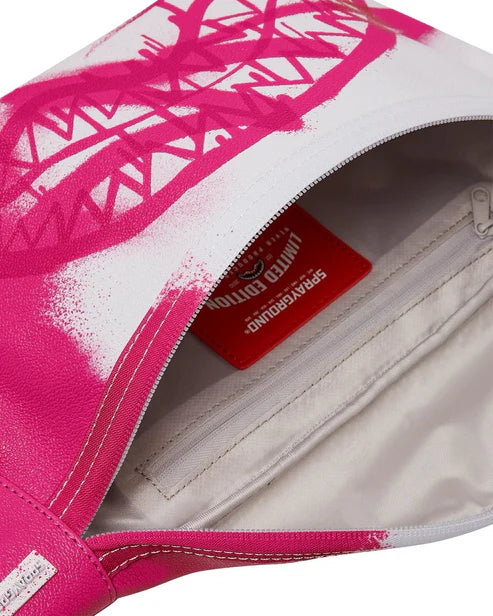 Marsupio Sprayground bianco pink vandal savvy crossbody 910B7429NSZ