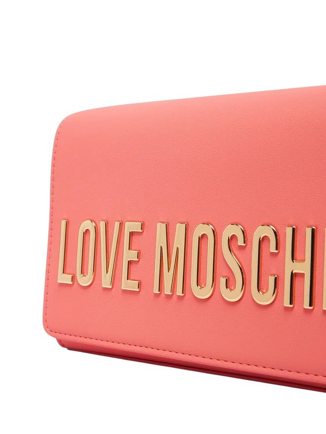 Borsa Love Moschino JC4103 PU GRS Pochette Lettering Stampatello