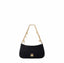 Borsa Elisabetta Franchi BS46A47E2 hobo in tessuto con tracolla charms nero