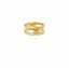 Bracciale Elisabetta Franchi BC03A47E2 rigido in metallo dorato