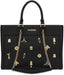 Borsa Love Moschino JC4066 Shopper Pu Nero con applicazioni