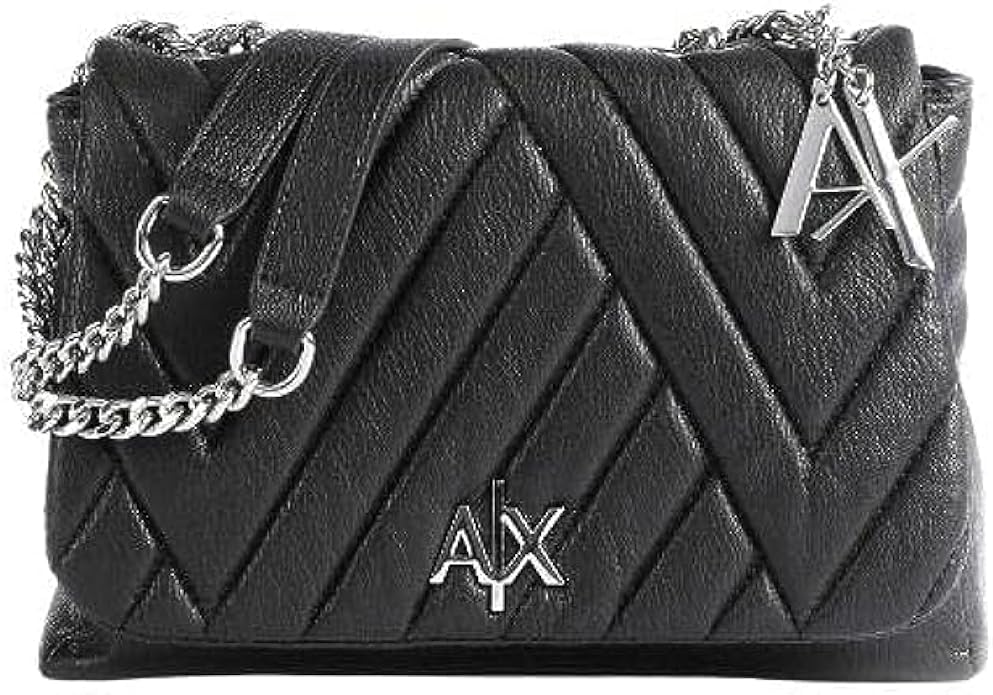 Borsa Armani Exchange art 942853 2F745 tracolla matelasse nera