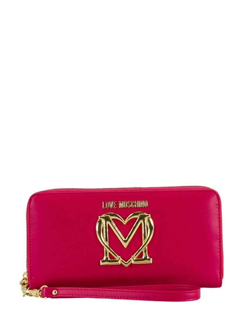 Portafoglio Love Moschino JC5712 con polsiera logo dorato