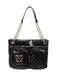 Borsa Love Moschino JC4322 a spalla Pu Quilted Obliquo Nero