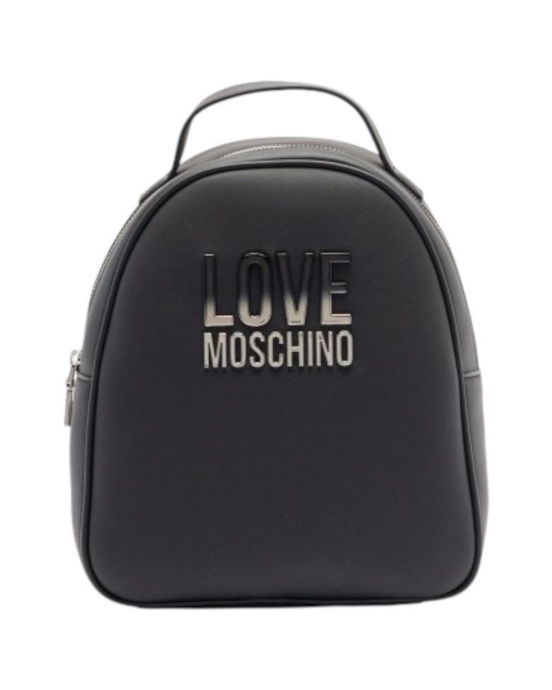 Zaino Love Moschino JC4258 Pu GRS Nero+Galv.Nikel