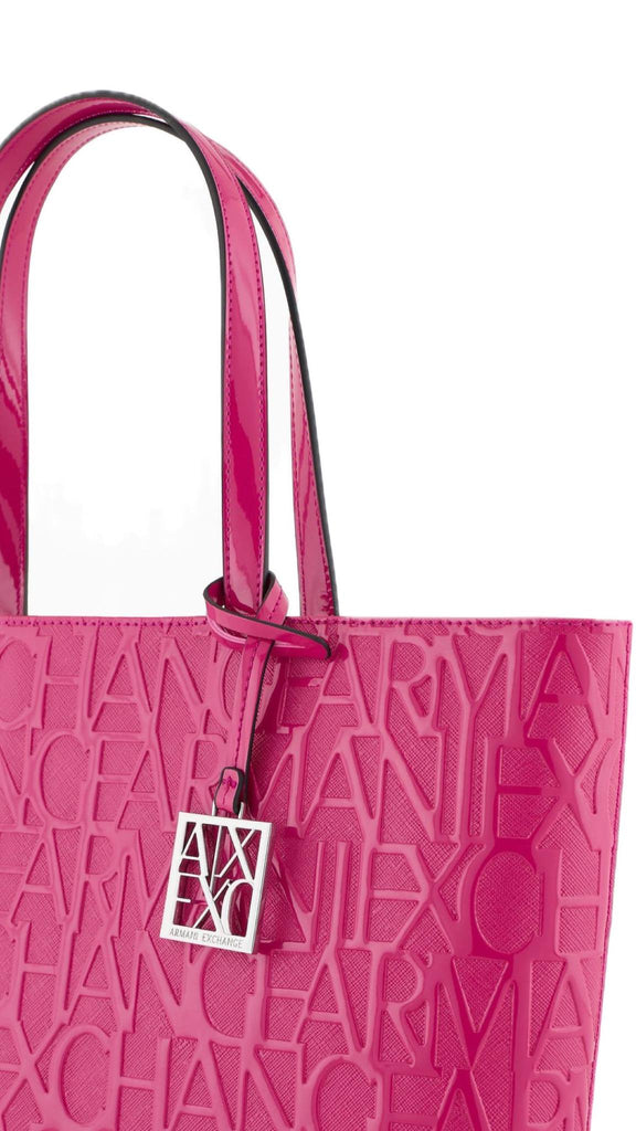 Borsa Armani Exchange Art 942650 shopper logo vernice