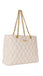 Borsa Elisabetta Franchi BS64A47E2 Shopper in tessuto embossed con manici in catena