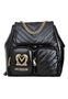 Zaino Love Moschino JC4325 Pu Quilted Obliquo Nero