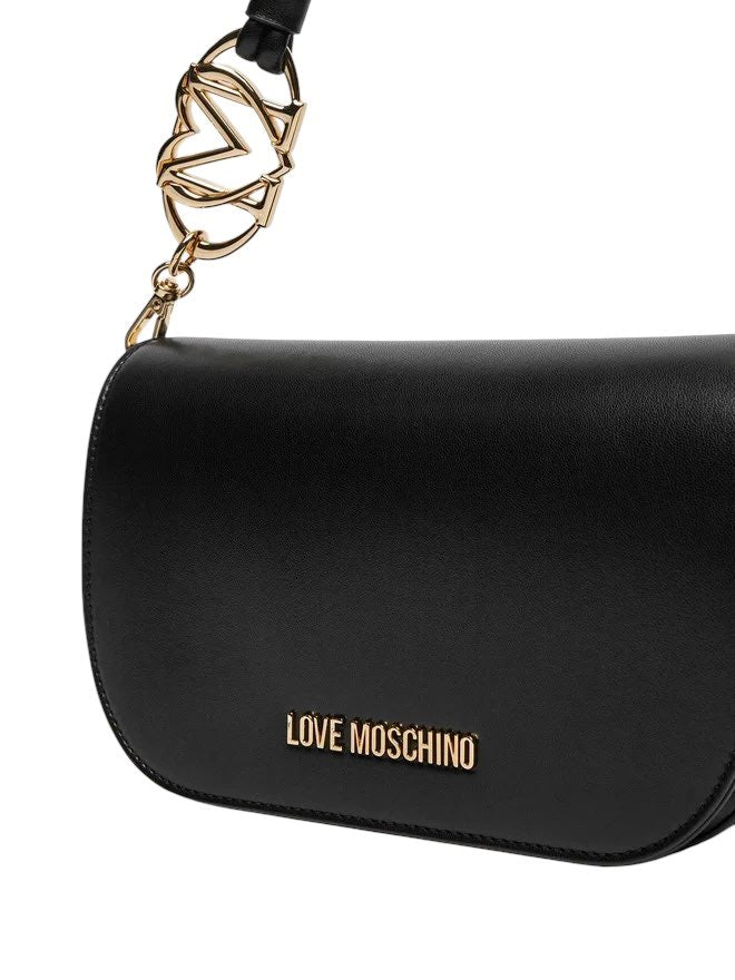 Borsa Love Moschino JC4049 a spalla spazzolata logo ovale