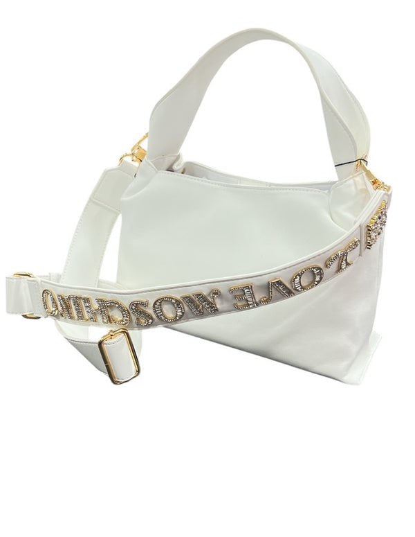 Borsa Love Moschino JC4278 Sacca a mano +tracolla strass