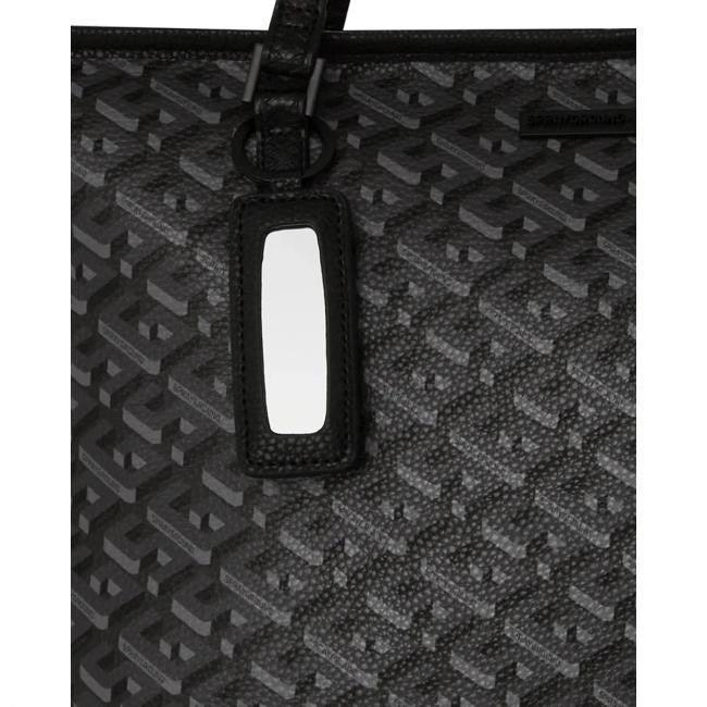 Borsa Sprayground a spalla Tote Classic 3DSG Blackout Limited Edition