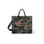 Borsa Braccialini Jacquard B17883 Shopper fantasia fiori nera