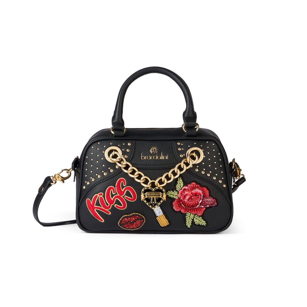 Borsa Braccialini Rock B17902 Bauletto pach Nero