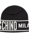 Cappello Moschino 60081 M5633 Unisex Monocolore con logo in contrasto