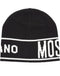 Cappello Moschino 60081 M5633 Unisex Monocolore con logo in contrasto