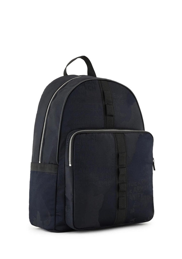 Zaino Armani Exchange 952512 4R834 Backpack logato tessuto blu