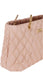 Borsa Elisabetta Franchi BS64A47E2 Shopper in tessuto embossed con manici in catena