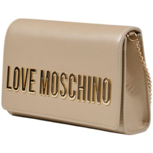 Borsa Love Moschino JC4103 PU GRS Pochette Lettering Stampatello