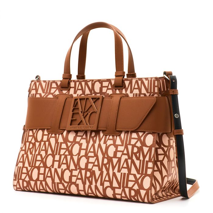 Borsa Armani Exchange art 942689 3F742 Big Tote Logata B/Color