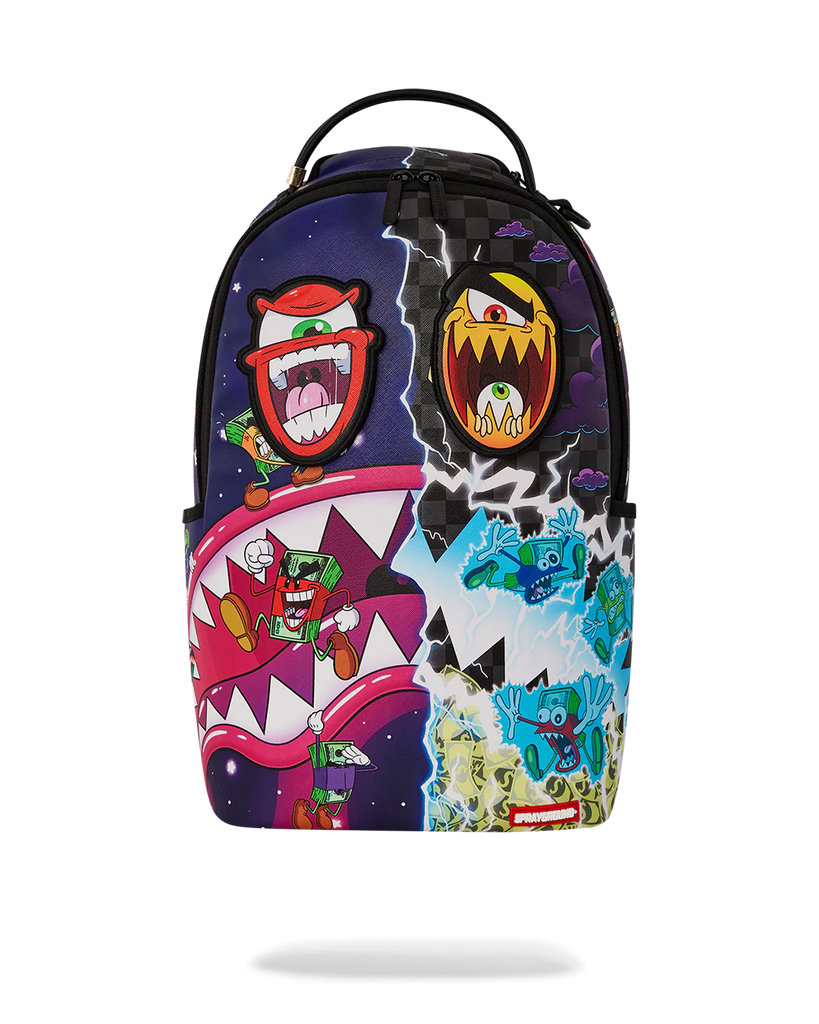 Zaino Sprayground Money Boys Split Crazy Eyes 6 Removable Velcro Eye Patches