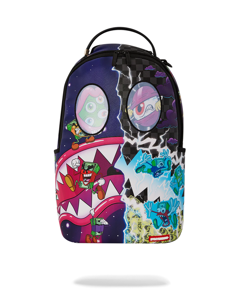 Zaino Sprayground Money Boys Split Crazy Eyes 6 Removable Velcro Eye Patches