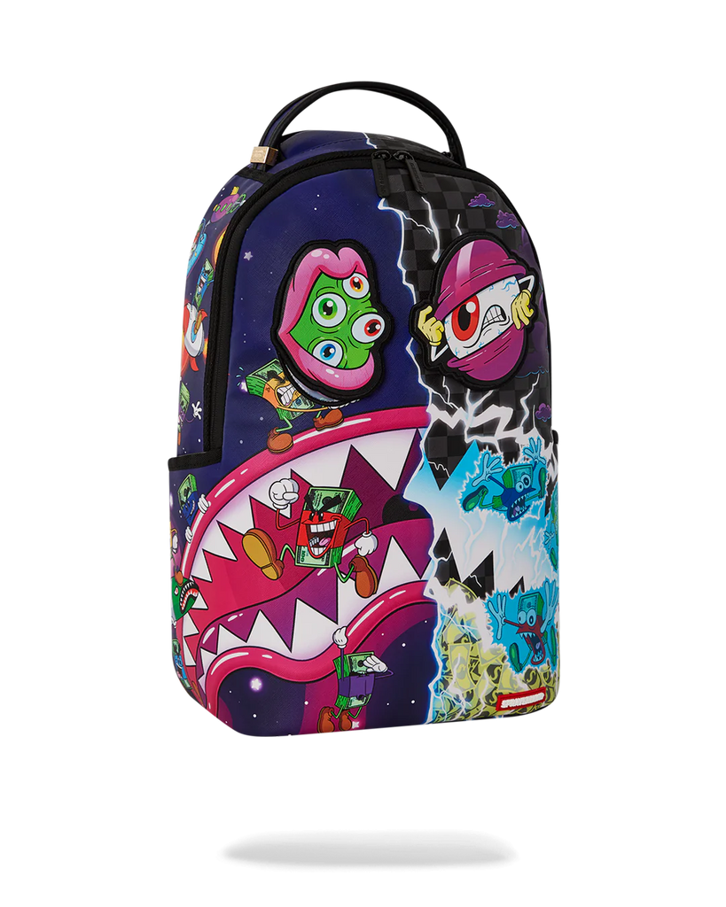 Zaino Sprayground Money Boys Split Crazy Eyes 6 Removable Velcro Eye Patches