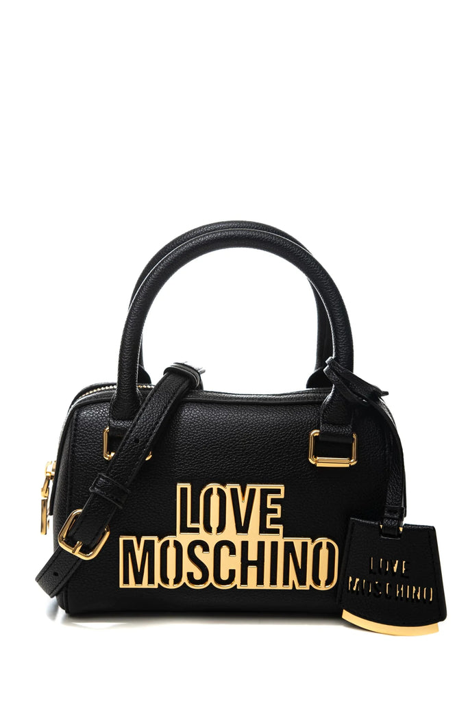 Borsa Love Moschino JC4333 Mini bauletto nero logo lettering