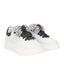 Sneaker Tosca Blu Art SS2402S013 Glamour fiocco strassato bianco/nero