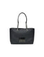 Borsa Love Moschino JC4257 Shopper PU GRS nera Logo smaltato