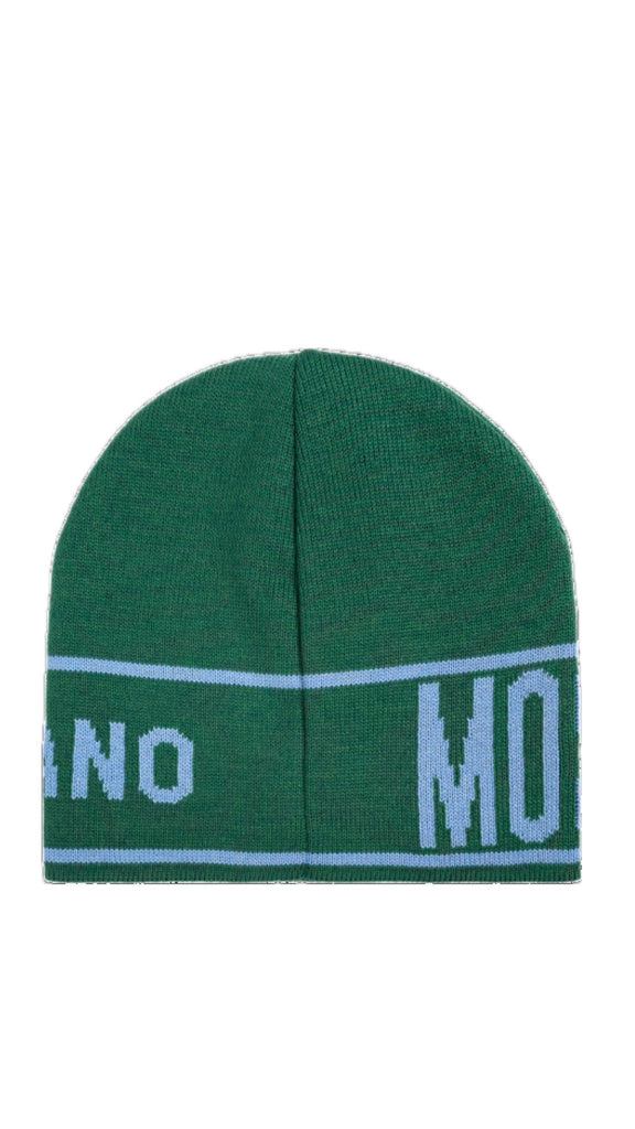 Cappello Moschino 60081 M5633 Unisex Monocolore con logo in contrasto