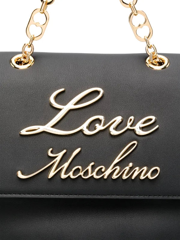 Zaino Love Moschino JC4317 Pu GRS Nero+Chain