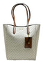 Borsa Michael Kors Vincent LG Tote W/CRD Attch vanilla