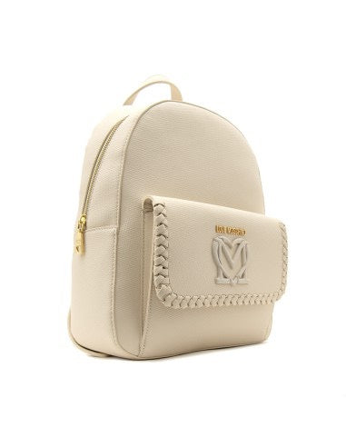 Zaino Love Moschino JC4129 Avorio tasca intreccio