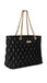 Borsa Elisabetta Franchi BS64A47E2 Shopper in tessuto embossed con manici in catena