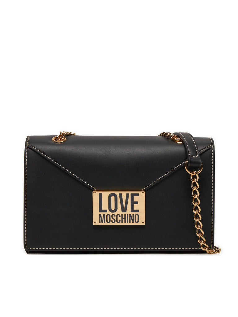 Borsa Love Moschino JC4073 Flap Bag a spalla cornice lettera