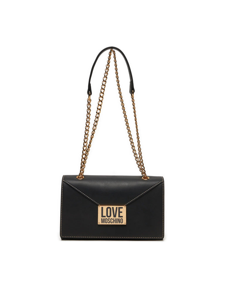 Borsa Love Moschino JC4073 Flap Bag a spalla cornice lettera