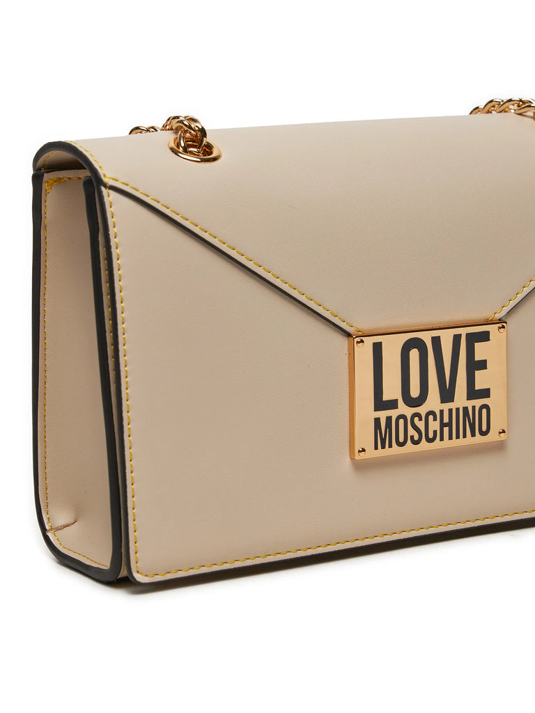 Borsa Love Moschino JC4073 Flap Bag a spalla cornice lettera