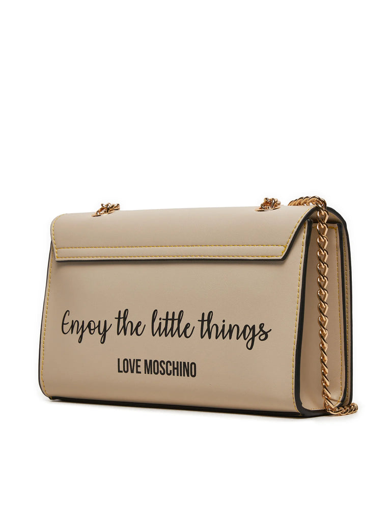 Borsa Love Moschino JC4073 Flap Bag a spalla cornice lettera