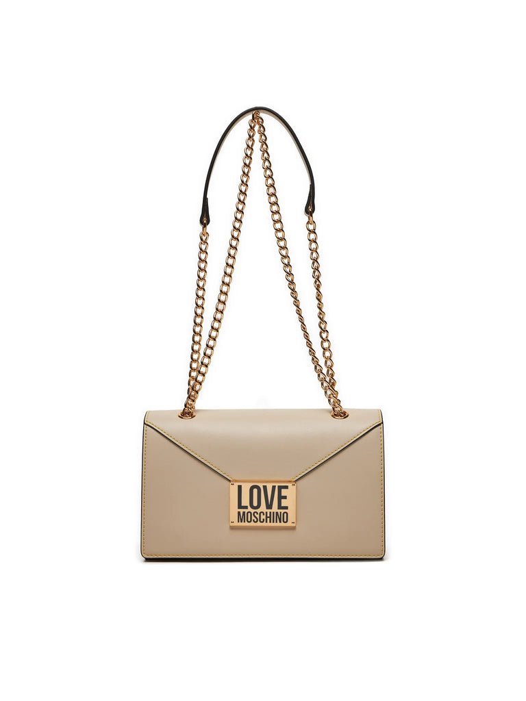 Borsa Love Moschino JC4073 Flap Bag a spalla cornice lettera